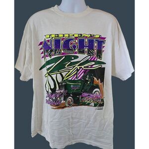 2000 vintage Tripens Night Life Fear The Deere Graphic T-Shirt XXL Delta Cotton
